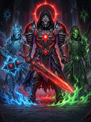 The Forsaken Trinity — Dreadfang, Dreadmaul and Dreadfrost