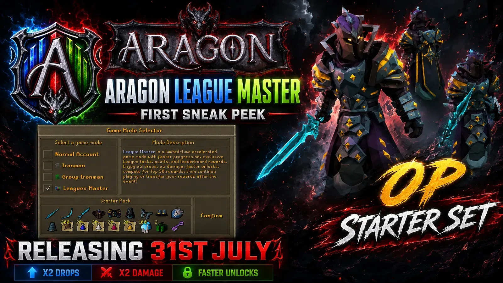 Official Avernic Leagues update banner